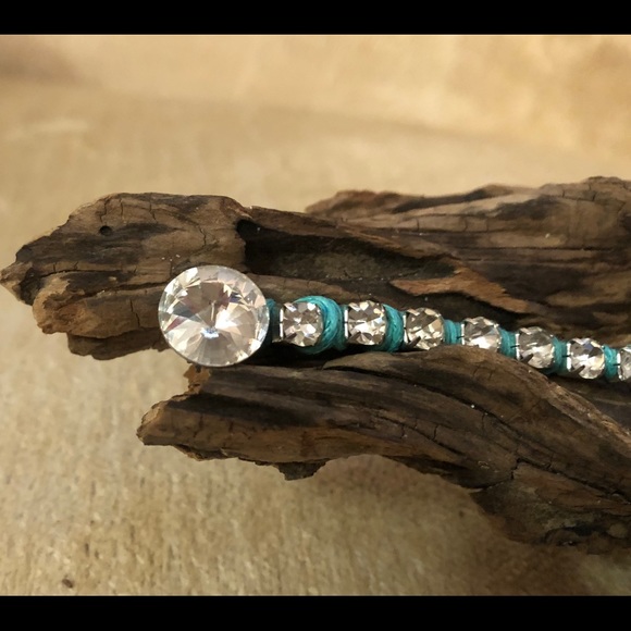 Handcrafted Rhinestone Bracelet - Picture 4 of 5